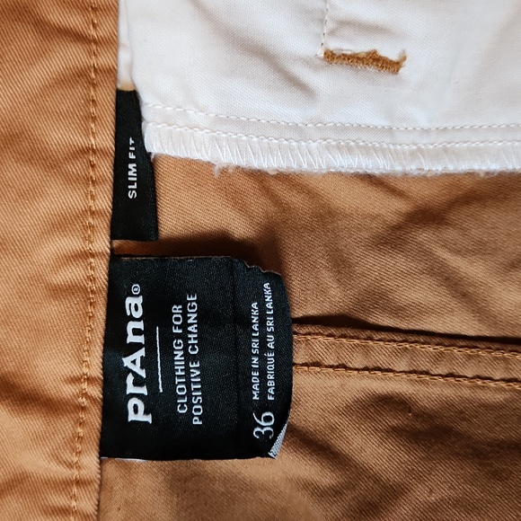Prana Pants Slim Fit 36 Waist - Picture 4 of 6